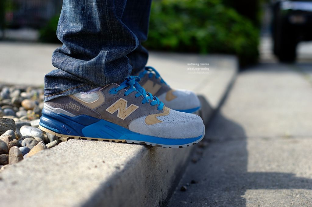 new balance 999 on feet